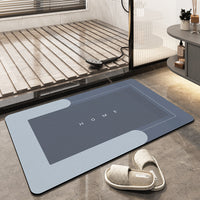 Quick-drying, Super Absorbent Bath Mat - AquaComfort-Blue-Rectangle-40 x 80 cm-State of Style