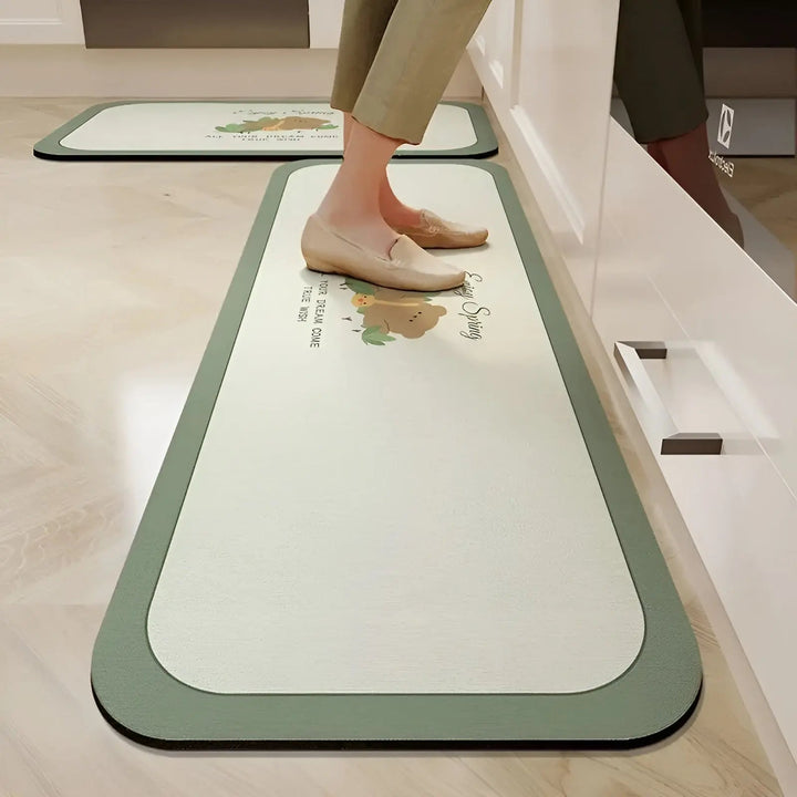 Quick-Drying Super Absorbent Non-Slip Kitchen Mat - SplashEase-Blocked-40 x 60 cm-State of Style