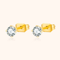 Radiant Mini Earrings – Mila-3 mm-Gold-State of Style