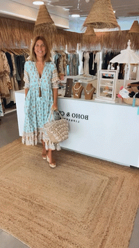 Radiant summer dress – Fleur-Blue-S-State of Style