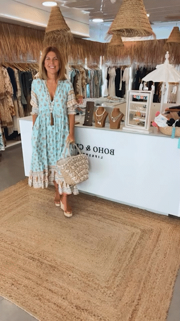 Radiant summer dress – Fleur-Blue-S-State of Style