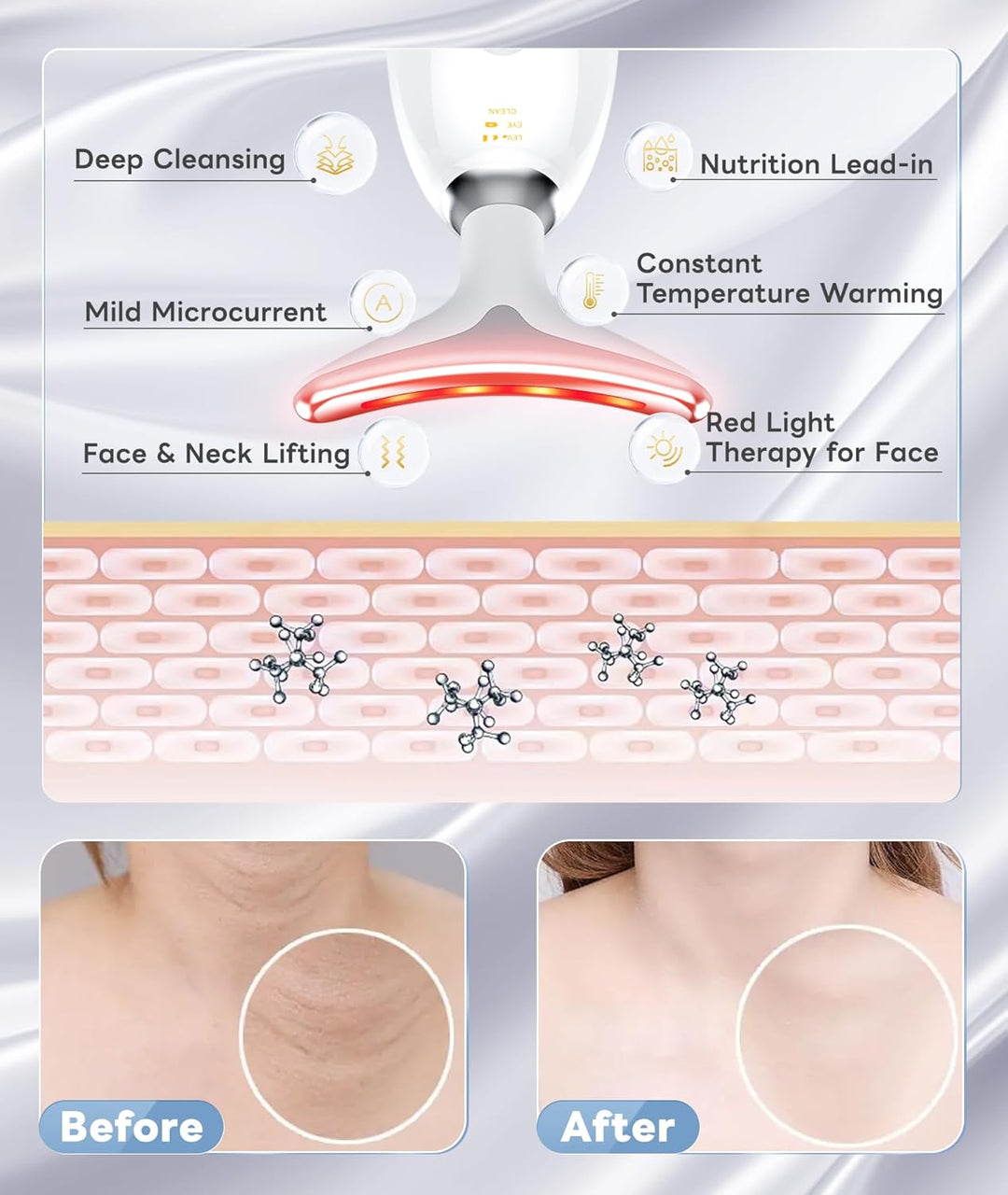 RadiantGlow 7-Colour Facial Massager-State of Style
