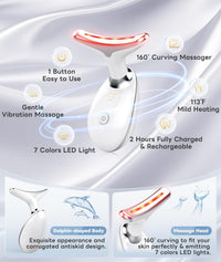 RadiantGlow 7-Colour Facial Massager-State of Style
