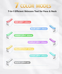 RadiantGlow 7-Colour Facial Massager-State of Style