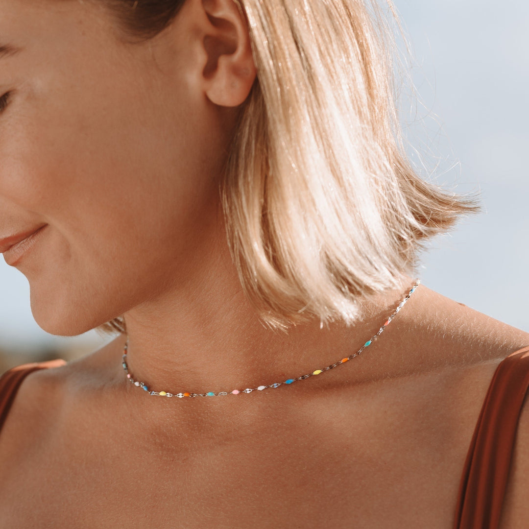 Rainbow Choker - Selina-Gold-State of Style