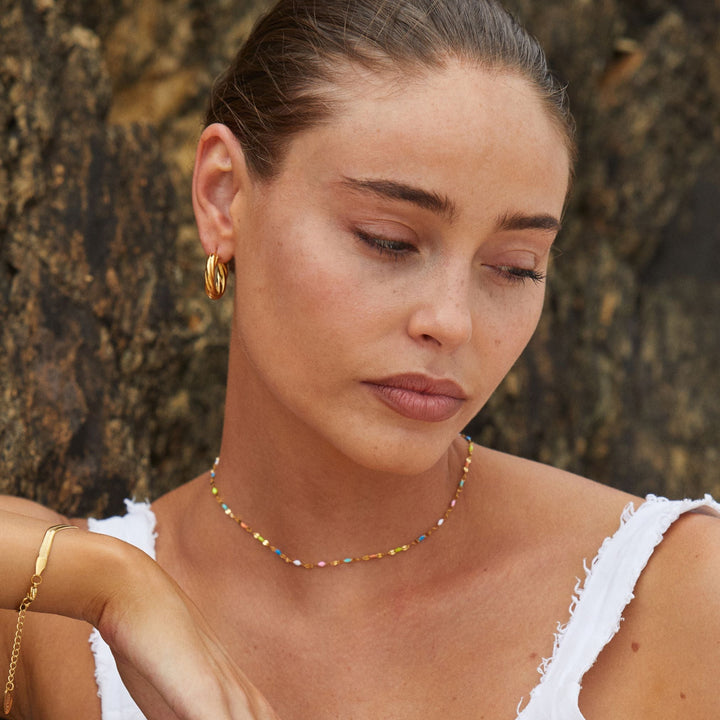Rainbow Choker - Selina-Gold-State of Style