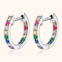Rainbow Hoops - Sofia-Silver-State of Style