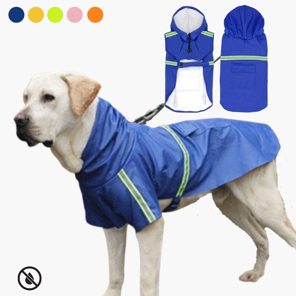 RainGuard Pro Dog Raincoat-Blue-S-State of Style