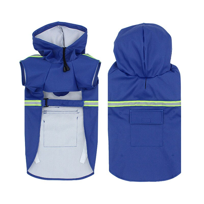 RainGuard Pro Dog Raincoat-Blue-S-State of Style