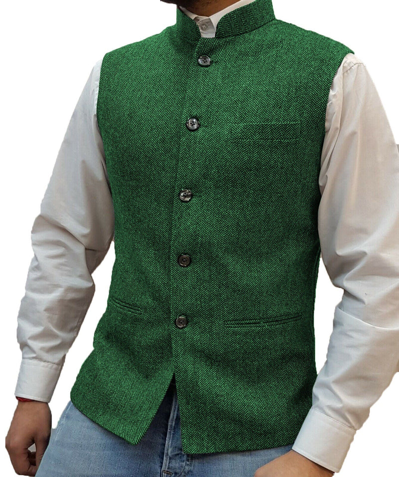 Raphael Traditional Vest – Vintage-Inspired Waistcoat with Tailored Fit-Green-XS-State of Style