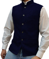 Raphael Traditional Vest – Vintage-Inspired Waistcoat with Tailored Fit-Navy Blue-XS-State of Style