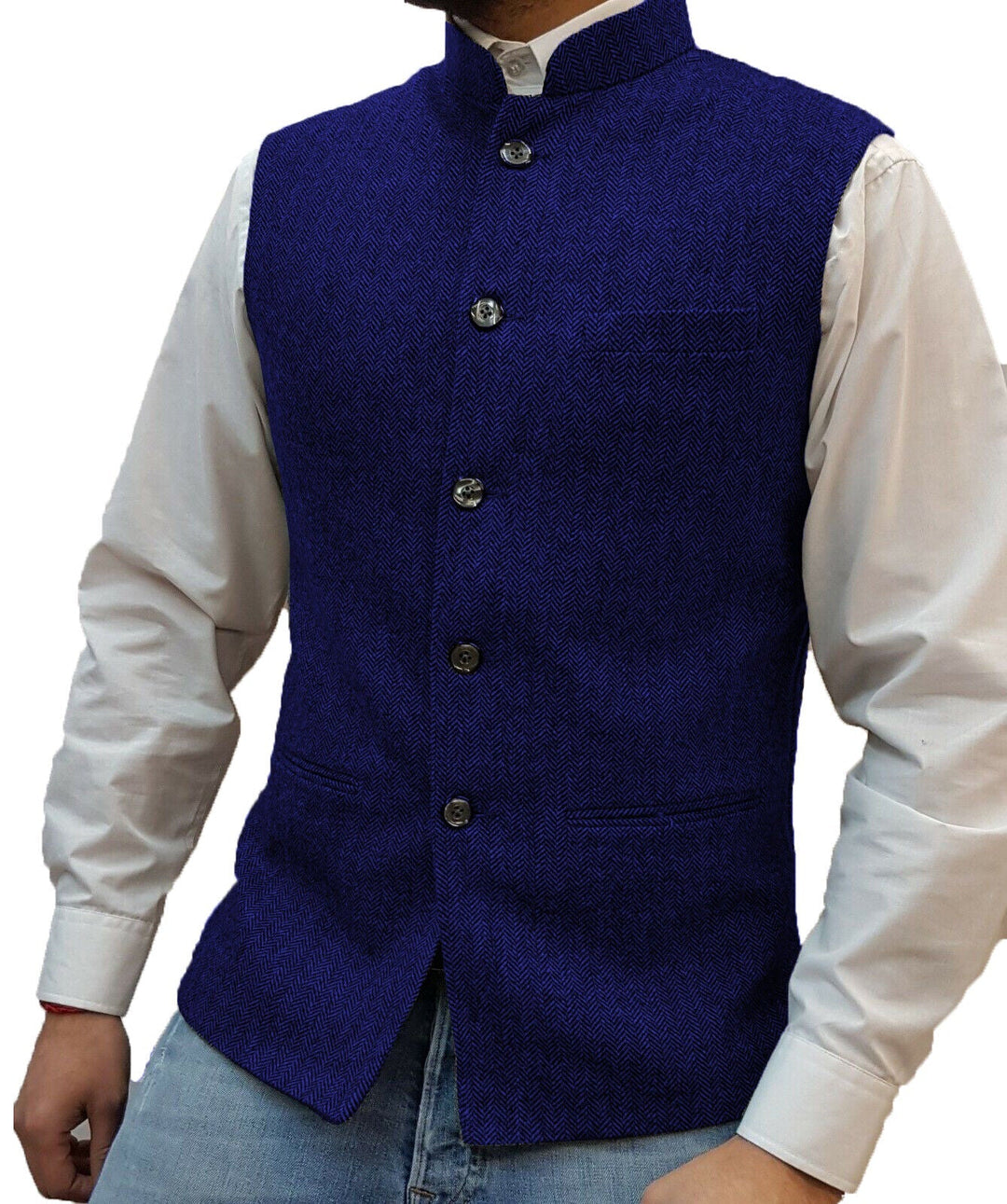 Raphael Traditional Vest – Vintage-Inspired Waistcoat with Tailored Fit-Royal Blue-XS-State of Style