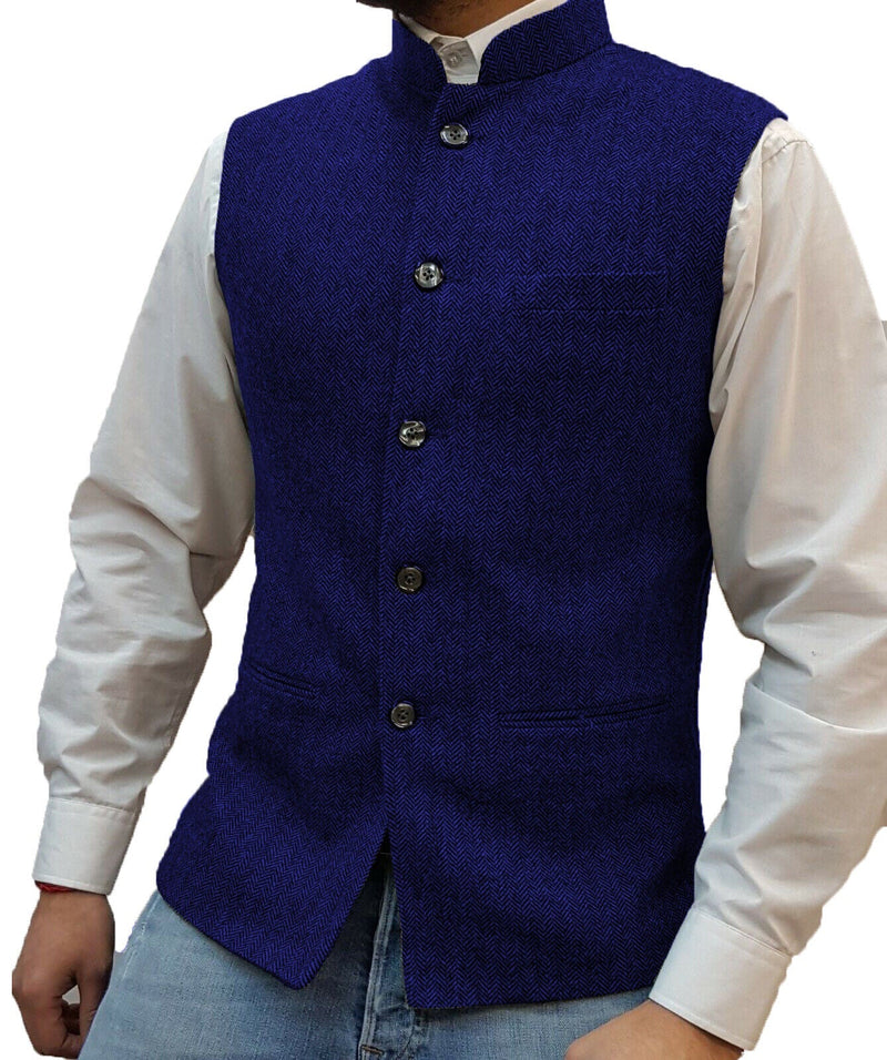Raphael Traditional Vest – Vintage-Inspired Waistcoat with Tailored Fit-Royal Blue-XS-State of Style
