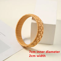 Rattan Woven Bangles | Elegant and Versatile Jewellery-OPTION 3-State of Style