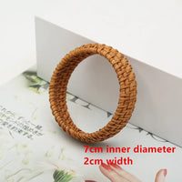 Rattan Woven Bangles | Elegant and Versatile Jewellery-OPTION 7-State of Style