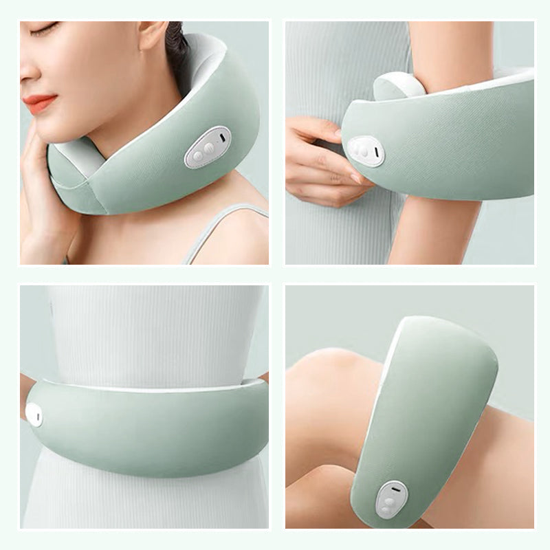 Rechargeable Heating Cushion with Neck Massage - CozyTherm-Dark Blue-State of Style