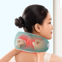 Rechargeable Heating Pad with Neck Massage – CozyTherm-Dark Blue-State of Style