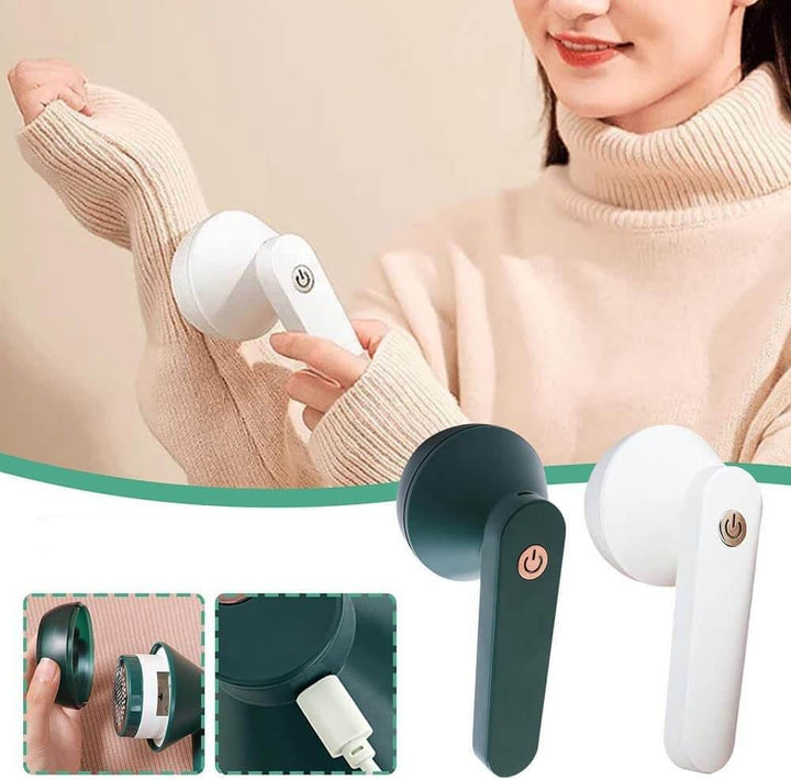 Rechargeable lint remover - FluffAway-Green-State of Style