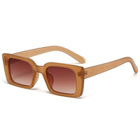 Rectangular Retro Sunglasses – Bold & Stylish UV Protection-JELLY TEA-State of Style
