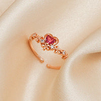 Red Crystal Love Ring - Scarlett-State of Style