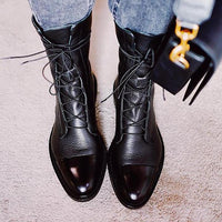 Refined Women's High Boots - Liana-Black-4-State of Style