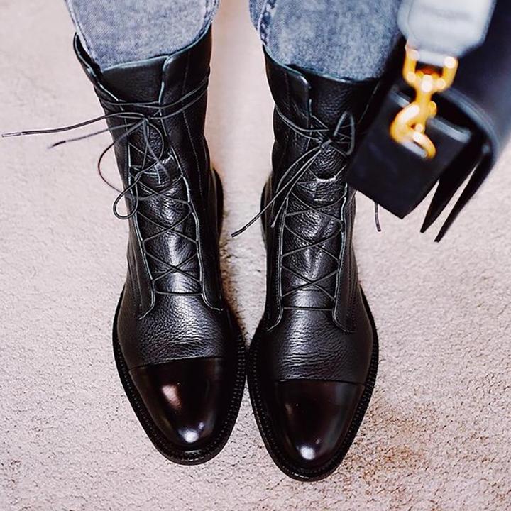 Refined Women's High Boots - Liana-Black-4-State of Style