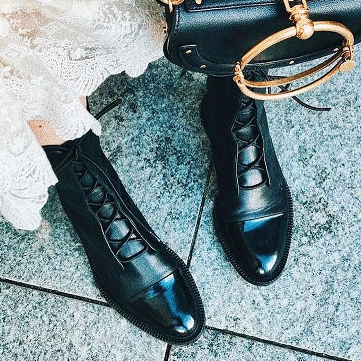 Refined Women's High Boots - Liana-Black-4-State of Style