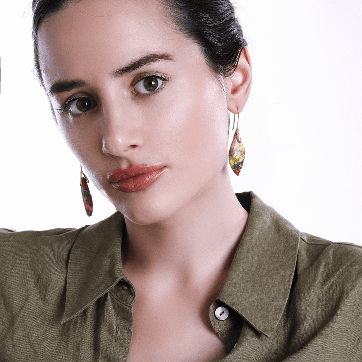 Regaliet Drop Earrings - Amaris-Gold-State of Style
