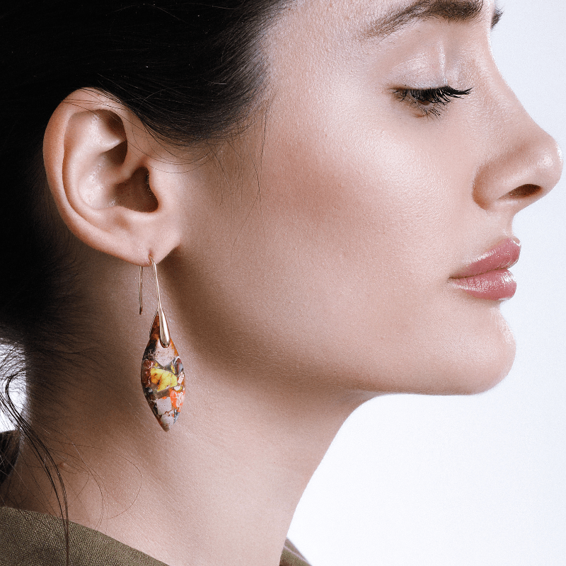 Regaliet Drop Earrings - Amaris-Gold-State of Style