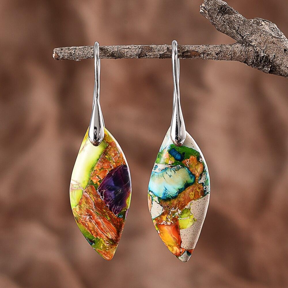 Regaliet Drop Earrings - Amaris-Silver-State of Style