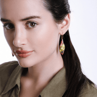 Regalite Drop Earrings - Amaris-Gold-State of Style