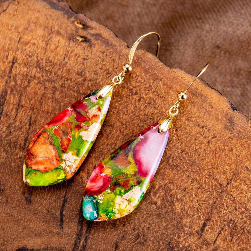 Regalite Jasper Earrings - Serenelle-State of Style