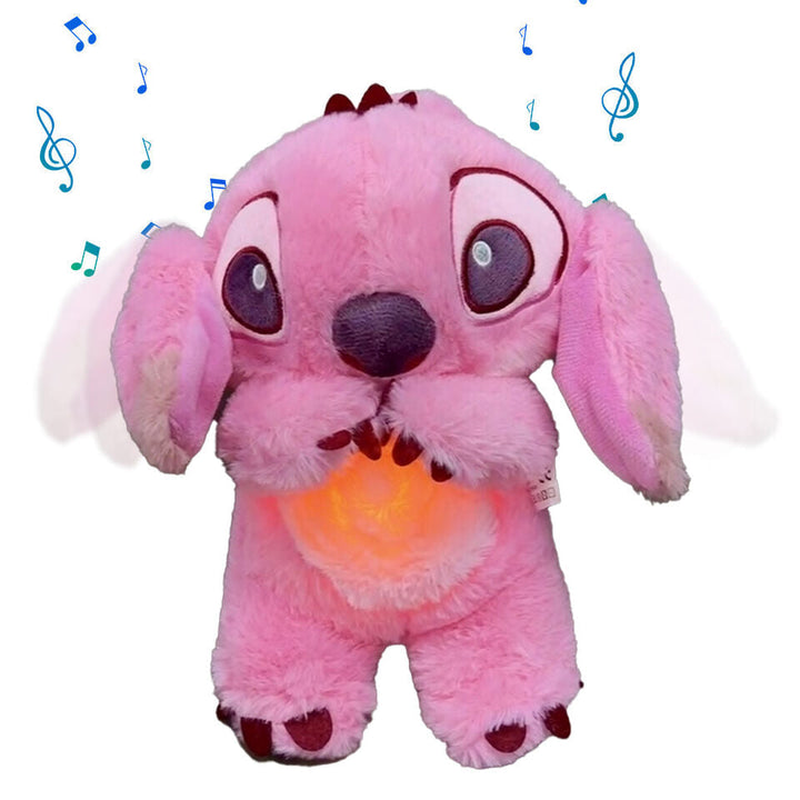 Soothing plush cuddly toy with breathing rhythm and sleep sounds – Snoozie
