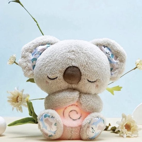 Soothing plush cuddly toy with breathing rhythm and sleep sounds – Snoozie