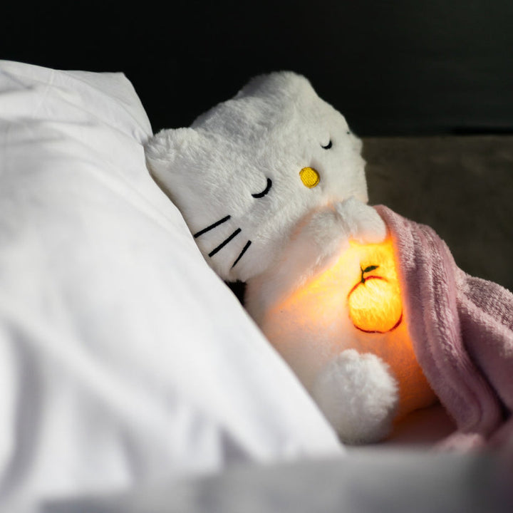 Soothing plush cuddly toy with breathing rhythm and sleep sounds – Snoozie