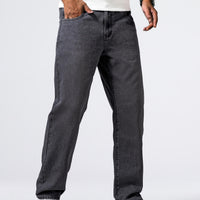 Relaxed Fit Regular Men's Jeans - Lucas-Dark Grey-30-State of Style