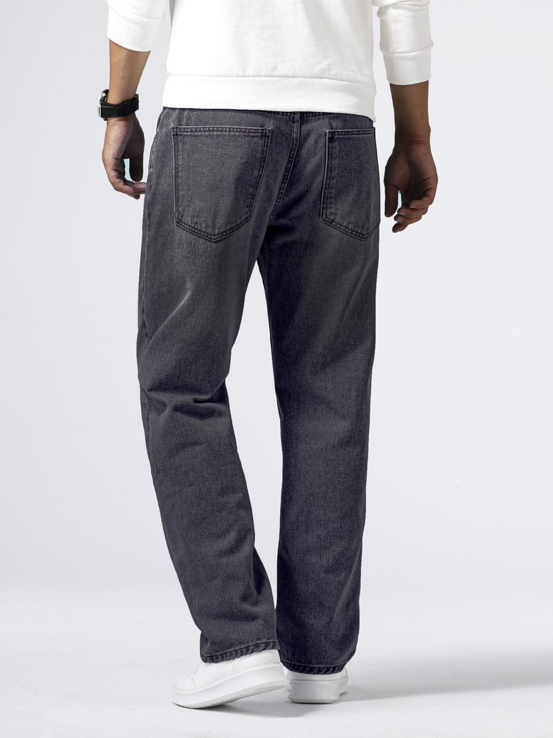 Relaxed Fit Regular Men's Jeans - Lucas-Royal Blue-30-State of Style