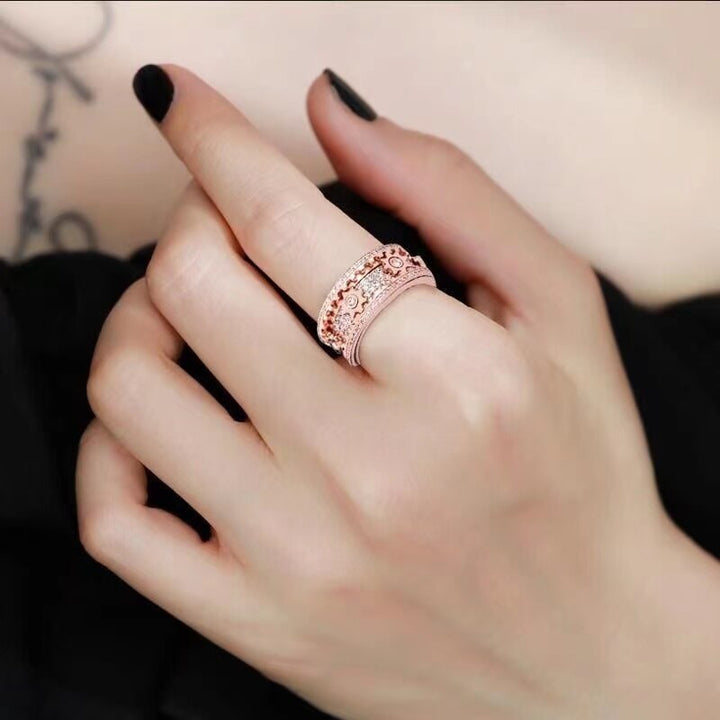 Relaxing Spinner - Spinfinity-Rose Gold-17.4mm-State of Style
