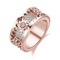Relaxing Spinner - Spinfinity-Rose Gold-17.4mm-State of Style