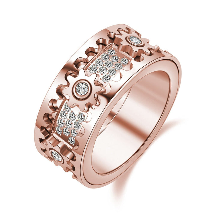 Relaxing Spinner - Spinfinity-Rose Gold-17.4mm-State of Style