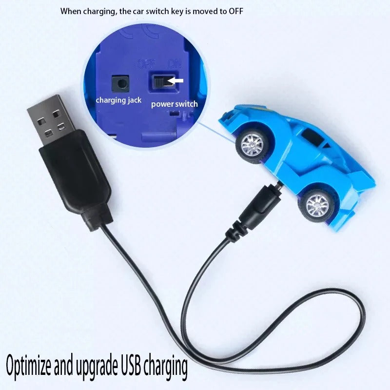 Remote Control Car Clock - RaceMaster-Blue-State of Style