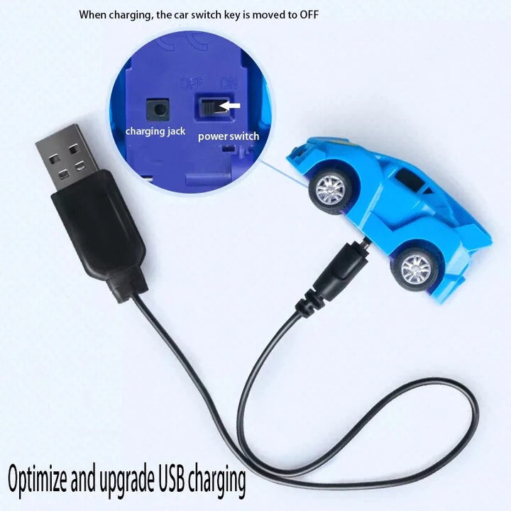 Remote Control Car Clock - RaceMaster-Blue-State of Style
