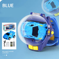 Remote Control Car Clock - RaceMaster-Blue-State of Style