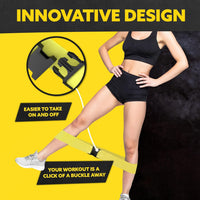 Resistance Bands for Exercises – Set of 5-Multicoloured with Buckle-State of Style