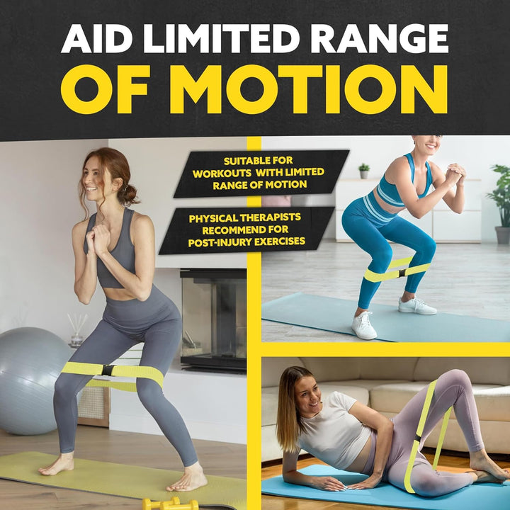 Resistance Bands for Exercises – Set of 5-Multicoloured with Buckle-State of Style