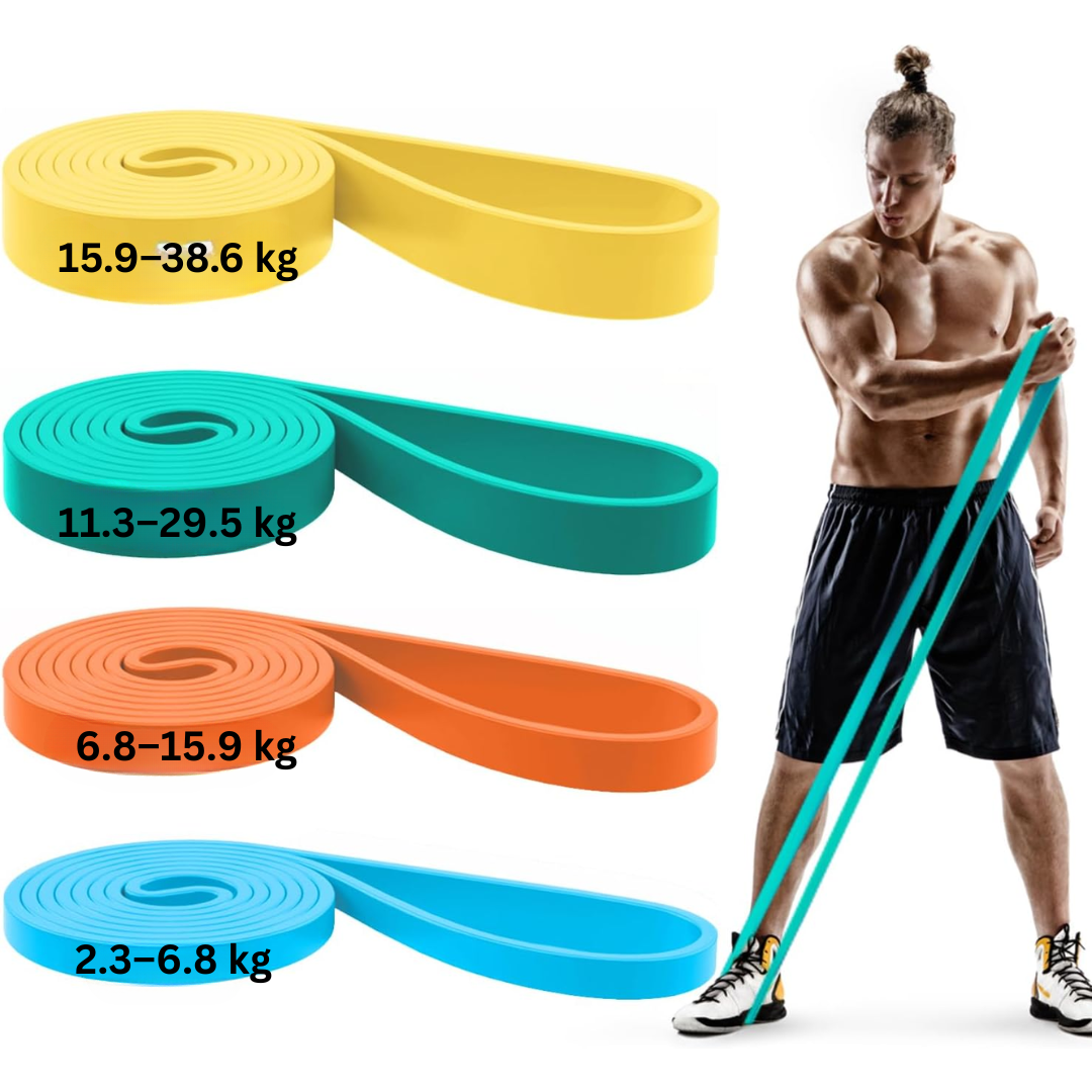 Resistance Pull-Up Assistance Bands Set-Black-State of Style