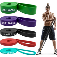 Resistance Pull-Up Assistance Bands Set-Black-State of Style