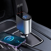 Retractable Car Fast Charger – VoltEdge-2 USB-C-State of Style