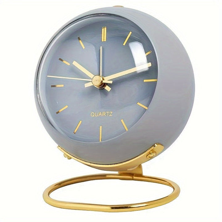 Retro Analog Alarm Clock – Buzzley-Grey-State of Style