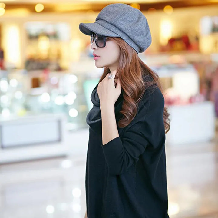 Retro Balloon Hat - Verna-Grey-State of Style